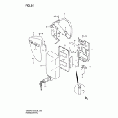 Схема вузла: Бічні панелі (Model k5/k6/k7/k8) для Suzuki LS650 Boulevard S40