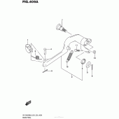 Схема вузла: Лапка гальма для Suzuki DR-Z400 DR-Z400SM
