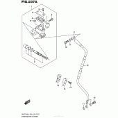 Схема вузла: Передній гальмівний циліндр Suzuki RM-Z250