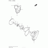 Схема вузла: Водяний насос Suzuki RM-Z450