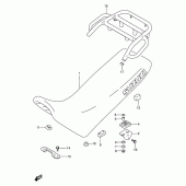 Схема вузла: Сидіння (Model s) для Suzuki DR650 DR650RE