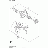 Схема вузла: Водяний насос Suzuki VZ1500 Boulevard M90