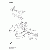 Схема узла: Приборная панель для Suzuki GSX1300 Hayabusa