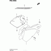 Схема вузла: Бічні панелі (Dr-Z400Sl7 E03) для Suzuki DR-Z400 DR-Z400S