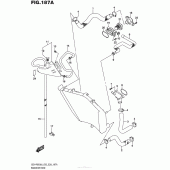Схема узла: Патрубок системы охлаждения для Suzuki GSX-R600