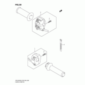 Схема узла: Пульт управления рулевой для Suzuki DR-Z400 DR-Z400S