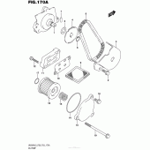 Схема вузла: Масляний насос для Suzuki UH200 Burgman