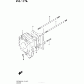Схема вузла: Циліндр для Suzuki DR-Z70