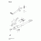 Схема узла: Подставка для Suzuki GSX-R600