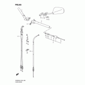 Схема вузла: Кермо & Тросики для Suzuki SV650