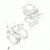 Схема вузла: Циліндр для Suzuki DL1000 V-Strom