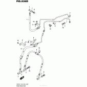 Схема вузла: Front Brake Hose (Sv650Al7 E33) для Suzuki SV650