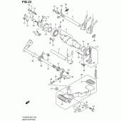 Схема вузла: Копірний вал & Вилки & Вал перемикання для Suzuki VL800 Intruder C800/ Boulevard C50