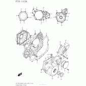 Схема вузла: Кришки картера для Suzuki DR-Z400 DR-Z400SM