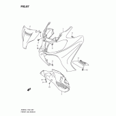 Схема узла: Передний обтекатель (An650al1 e19) для Suzuki AN650 Burgman (EU analogue of SkyWave)