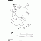 Схема вузла: Паливний бак (Vl800L7 E33) для Suzuki VL800 Boulevard C50