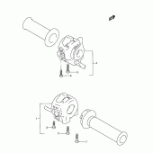 Схема вузла: Пульт управління рульовий для Suzuki GSX-R600