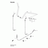 Схема узла: Руль & Тросики (Model k9/l0) для Suzuki AN650 Burgman (EU analogue of SkyWave)
