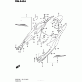 Схема вузла: Бічні панелі (YSF) для Suzuki GSX-R1000