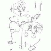 Схема вузла: Електропроводка Suzuki VS800 Intruder 800