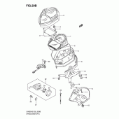 Схема вузла: Спідометр (Sv650ak7/uak7) для Suzuki SV650