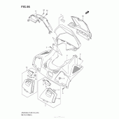 Схема вузла: Meter Panel (An650A L2 E33) для Suzuki AN650 Burgman (EU analogue of SkyWave)