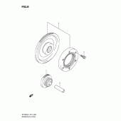 Схема вузла: Привід стартера для Suzuki SFV650 Gladius