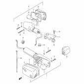 Схема узла: Поворотники для Suzuki DR800