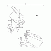 Схема узла: Защита рук  (Опция) (Model k1 e24/model k2 p9 opt) для Suzuki DR200 DR200SE