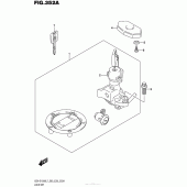 Схема вузла: Lock Set (Gsx-S1000L7 E33) для Suzuki GSX-S1000