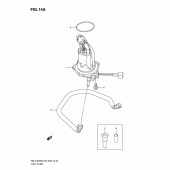 Схема вузла: Паливний насос (Rm-z450l1) для Suzuki RM-Z450