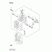 Схема узла: Передний тормозной суппорт для Suzuki UH200 Burgman