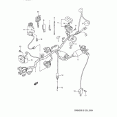Схема вузла: Електропроводка (Model r/s) для Suzuki DR650 DR650S