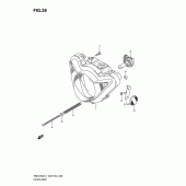 Схема узла: Фара (Rmx450zl1 e28) для Suzuki RMX450