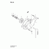 Схема вузла: Водяний насос Suzuki SV1000