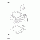 Схема вузла: Циліндр для Suzuki RM-Z250