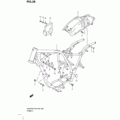 Схема узла: Рама для Suzuki GZ250 Marauder