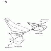 Схема вузла: Сидіння для Suzuki RM-Z250