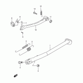 Схема узла: Подставка для Suzuki DR-Z250