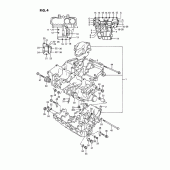 Схема вузла: Картер двигуна для Suzuki GSX-R750