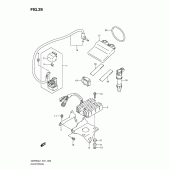 Схема узла: Электрооборудование (Gsf650ual1 e21) для Suzuki GSF650 Bandit S