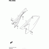 Схема узла: Боковые панели для Suzuki DR-Z125 DR-Z125