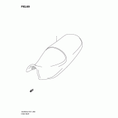 Схема вузла: High seat (Optional) для Suzuki DL650 V-Strom