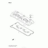 Схема узла: Клапанная крышка для Suzuki GSX-R1000