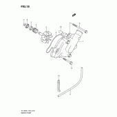 Схема узла: Водяной насос для Suzuki DL1000 V-Strom