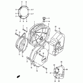 Схема вузла: Кришки картера для Suzuki GSF1200 Bandit