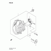 Схема вузла: Фара (Gsf1250l1 e24) для Suzuki GSF1250 Bandit