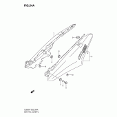 Схема узла: Задний подседельный обтекатель (Model k8) для Suzuki DL650 V-Strom