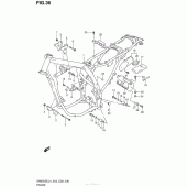Схема узла: Рама (Dr650Sel4 E03) для Suzuki DR650 DR650SE
