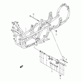 Схема вузла: Рама для Suzuki AN400 Burgman (EU analogue of SkyWave)